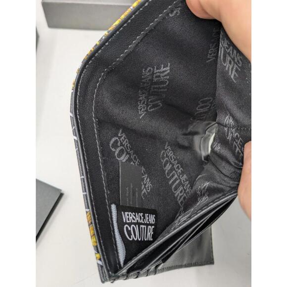 Versace Mens Saffiano Range Logo Couture Logo Print Wallet-73YA5PY5 - Picture 5 of 7